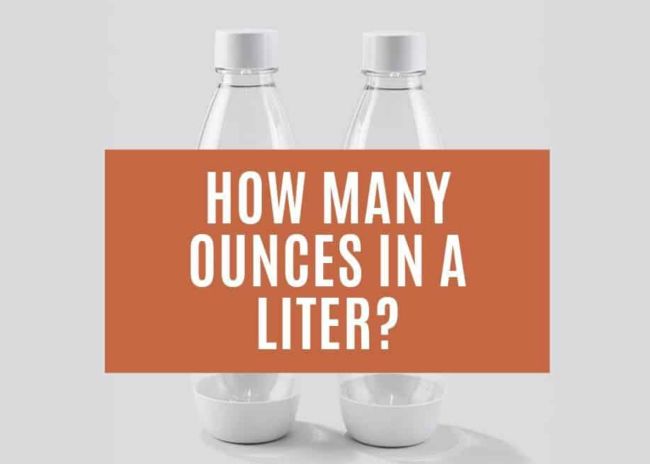 How Many Ounces In A Liter?